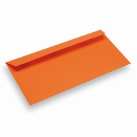 Farbige Papierumschlag dunkel orange